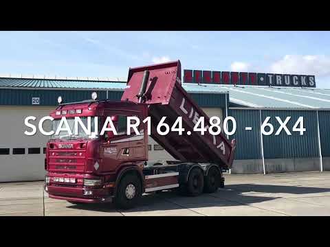 Degroote Trucks: Scania R164.480 - 6x4 - double use as tractor head and tipper for sale
