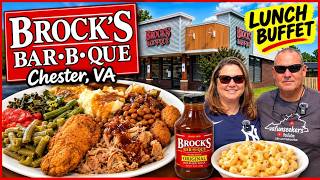 Download lagu Brock’s Bar-B-Que Lunch Buffet in Chester, VA | ALL-YOU-CAN-EAT BBQ! mp3