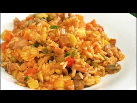 ARROZ VEGETARIANO con Verduras o PAELLA vegana