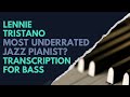 Lennie Tristano | Most underrated Jazz Pianist? Transcription for Bass