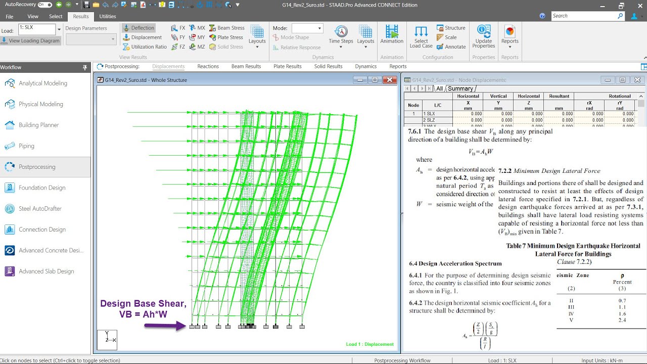 Static Seismic with IS1893 - pt.2: Basics of Design Base Shear || Criteria, VBmin, Seismic Weight