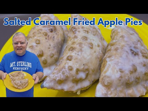 Salted Caramel Fried Apple Pies