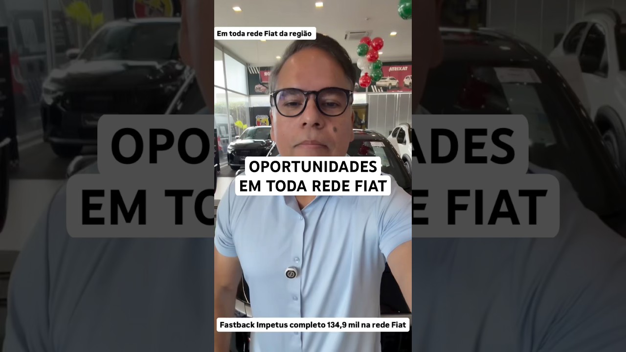 Aproveite essas oportunidades da rede FIAT! #fiat
