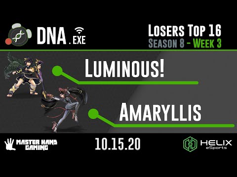 DNA.EXE S8:W3 - Luminous! (Dark Pit) Vs. Amaryllis (Bayonetta) - Losers Top 16