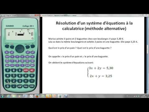 comment poser une equation a partir d'un probleme