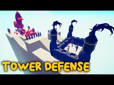 FIREWORK ARCHERS VS ARMY OF UNITS-TOWER DEFENSE #6 | TABS - Totally Accurate Battle Simulator