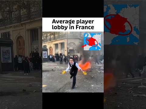Players lobby in the World vs France: #memes