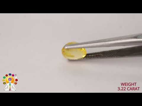 Yellow Sapphire 3.22ct. (Super Premium) video