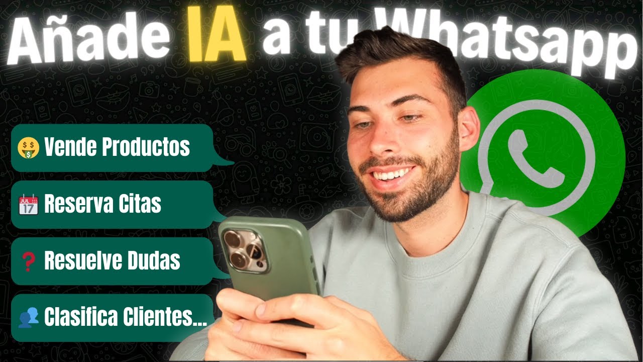 La forma Más FÁCIL... Añade IA a Whatsapp SIN Programar NI usar APIs 💬 Automatiza VENTAS y...