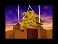 20th Century Fox And Fox Searchlight Pictures Logo Prisma3D 1998 2000