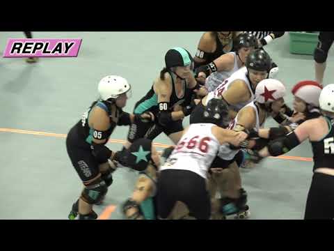2018 International WFTDA Playoffs Atlanta Game 10: Queen City Roller Girls v Bear City Roller Derby