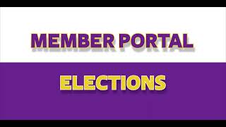 Member Portral-Steward Election Nominations