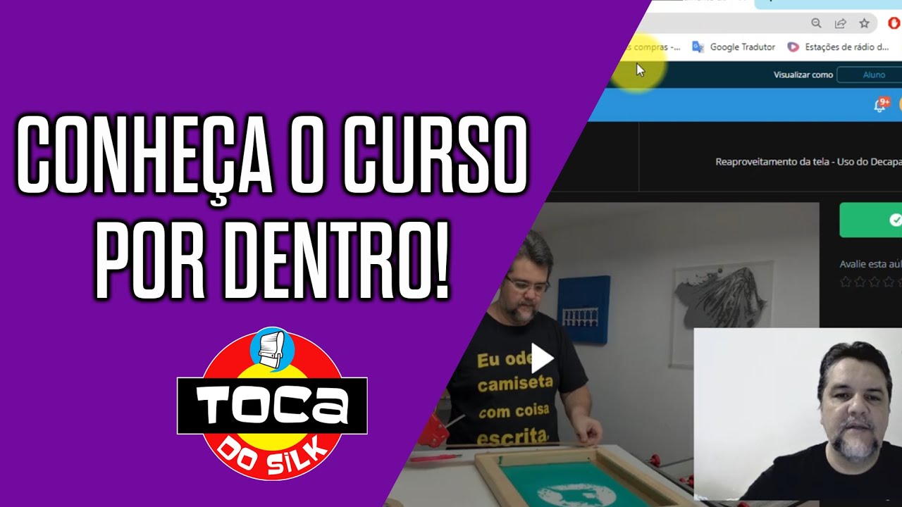 Conheça o Curso de Serigrafia Direto ao Ponto Por Dentro!