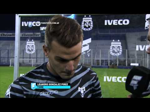 G. Pirez: "Quedó un sabor amargo". Vélez 2 - Tigre 2. Fecha 16. FPT.