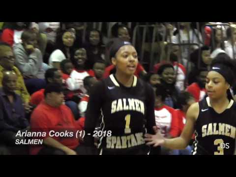 No. 9 Salmen 60, No. 1 Loranger 53 (LHSAA Class 4A Quarterfinal Highlights) - Arianna Cooks drops 28