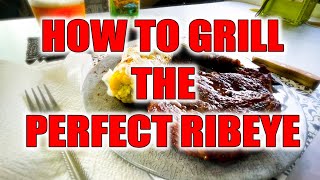 how to charcoal grill a ribeye steak it's so easy to do