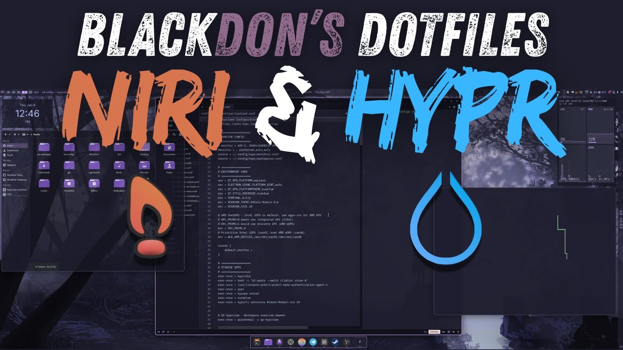 You have been asking! My Niri and Hyprland Install Script!