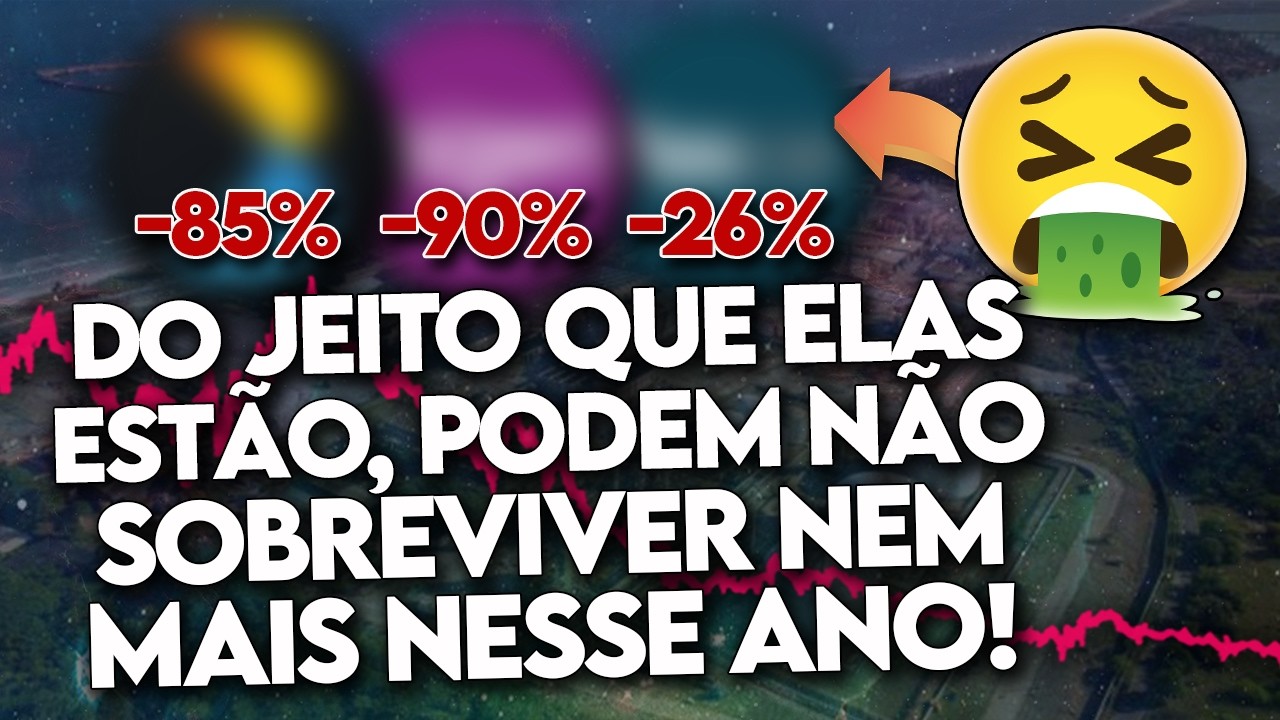 5 AÇÕES que PODEM QUEBRAR a QUALQUER SEGUNDO! (AÇÕES que CAÍRAM MAIS de 90%) - TOP 5