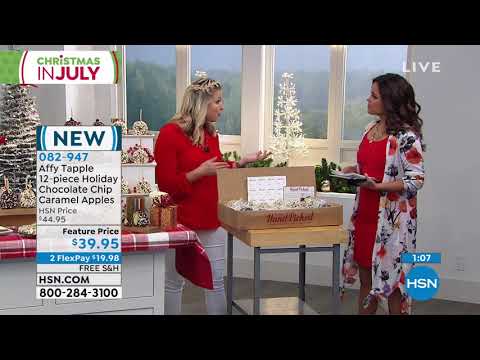 Affy Tapple 12piece Holiday Chocolate Chip Caramel Apple...