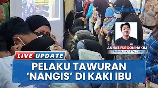 Pelajar Pelaku Tawuran di Petukangan Utara Bersimpuh Minta Maaf di Depan Ibunya