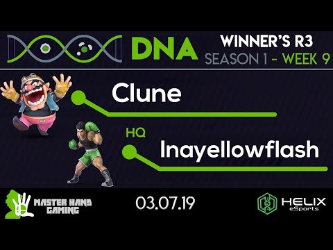 DNA 1.9 - Clune (Wario) vs HQ | Inayellowflash (KRool, Mac) - Winner's R3