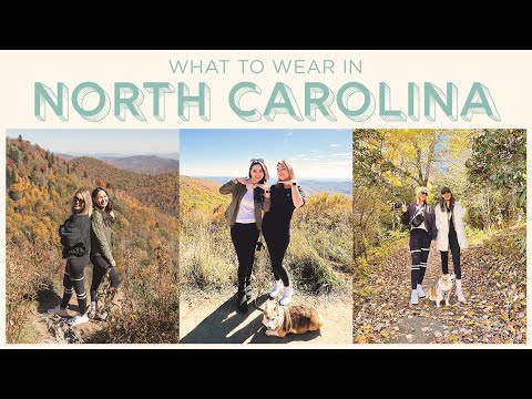 北卡羅來納州紅葉季節（十月）的服裝和行囊 (What To Wear and Pack for the Foliage Season in North Carolina (October))