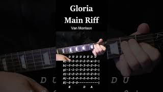 The "Gloria" Riff - Van Morrison, Guitar lesson/cover (6) #shorts