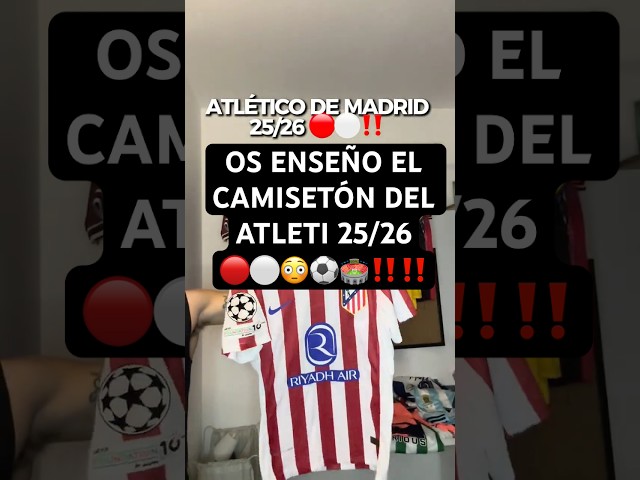 Vídeo relacionado con Camiseta Atlético de Madrid Adulto Personalizable 2025/26 Oficial (FR/ES, Letras, XL, Regular, Regular, Rojiblanco)