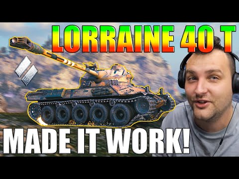 Making the Lorraine 40 T Shine Despite Its Age in World of Tanks!