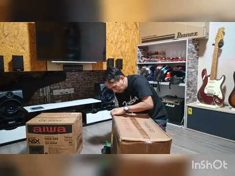 Unboxing NOS Mini hifi Aiwa NSX S94.. Keluaran 1997