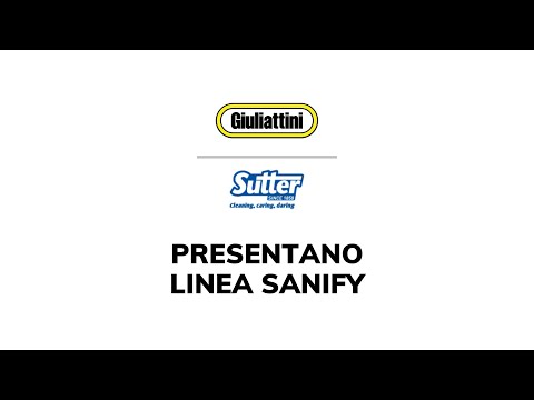 Linea Sanify per l'igiene dell'ambiente e delle mani
