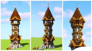 Como fazer TORRE MEDIEVAL de VIGIA | Dicas de Construção