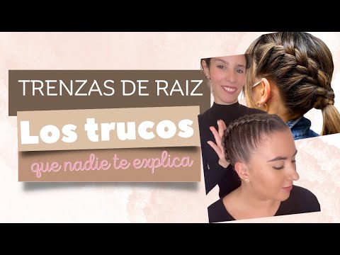 How to do an easy and quick REVERSE ROOT BRAID✅