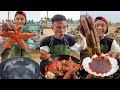 Fisherman Dagang Boiled Octopus Lobster Bread Crab Conch Starfish Yummy Seafoodboil
