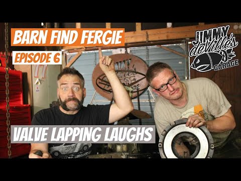 Barn Find Fergie. Episode 6. How to Grind/Lap/Re Seat Valves