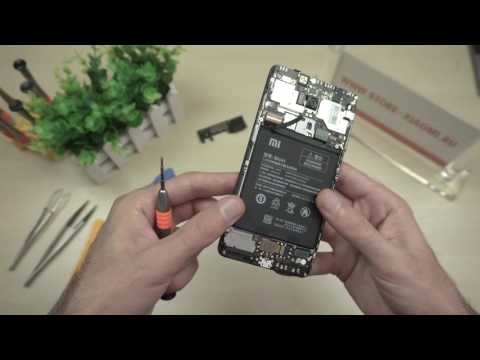 Разбираем Xiaomi Redmi Note 4 - снимаем плату и батарею