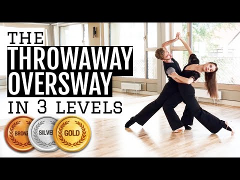 Ballroom Lesson: The Throwaway Oversway in 3 levels 🥉🥈🥇