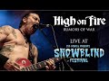 High on Fire Live at Snowblind Festival 2022, Rumors of War