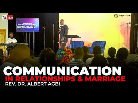COMMUNICATION IN RELATIONSHIPS AND MARRIAGE