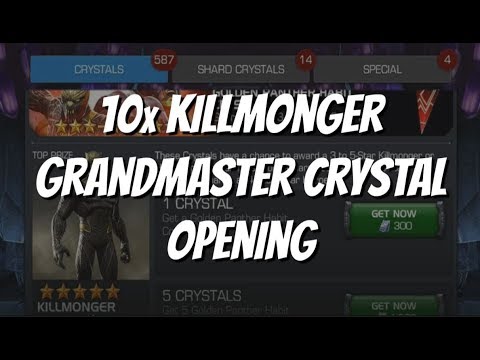 Killmonger Grandmaster Crystal Opening - Marvel Contest of Champions
