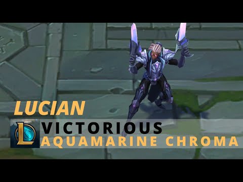 Victorious Lucian Aquamarine Chroma - League Of Legends