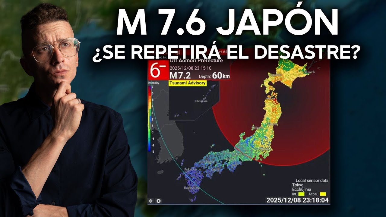 Terremoto M 7 6 en Japón La EXPLICACIÓN del Sismo y el Riesgo Real