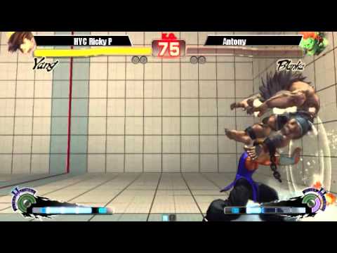 FFA SSF4 AE Tournament(6-4-11) M10  HYC Ricky P vs Antony
