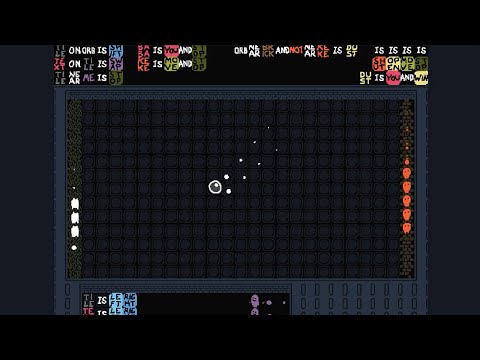 Pong recreated in Baba is You (Custom Level)