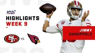Jimmy Garoppolo Flies High w/ 4 TDs! | NFL 2019 Highlights