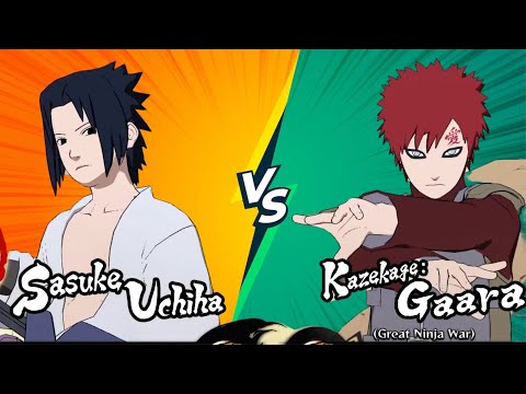 ᴴᴰ Sasuke Uchiha : Hebi vs Kazekage Gaara ( AI vs AI ) Naruto Shippuden Ultimate Ninja Storm 4