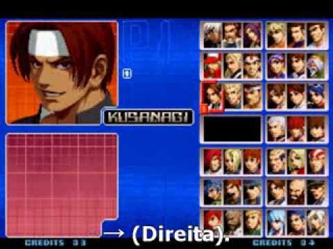 Kof2002 Dicas - Como Selecionar {Kusanagi}