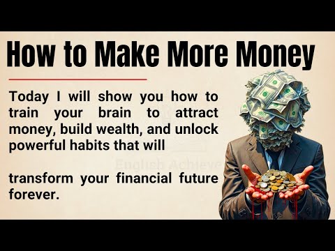 Train Your Brain to Make More Money 💰 || 12 Rules for Wealth Mindset & Success || Graded Reader ✅