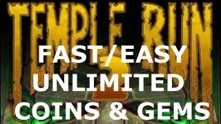 Temple Run 2 Cheat without Jailbreak! Hack Unlimited Coins and Jems! How to get 100,000,000 points!