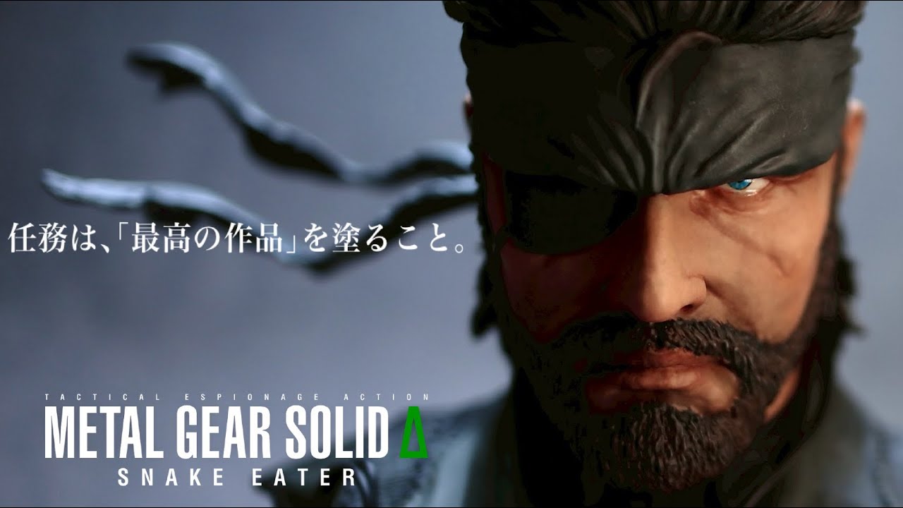 【ガレキ】 リアル塗装 メタルギアソリッド３ Δ ネイキッドスネーク ガレージキットフィギュア製作 . resin kit GK figure paint and build